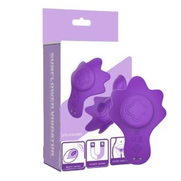 Фиолетовый вибратор в трусики с магнитным держателем