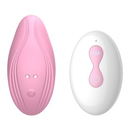 Розовый вибратор в трусики с пультом ДУ