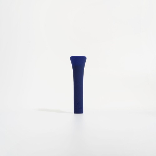 Синий мини-вибромассажёр Caress