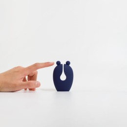 Синий клиторальный вибростимулятор Eden