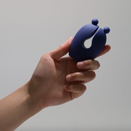 Синий клиторальный вибростимулятор Eden