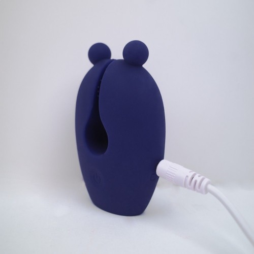 Синий клиторальный вибростимулятор Eden