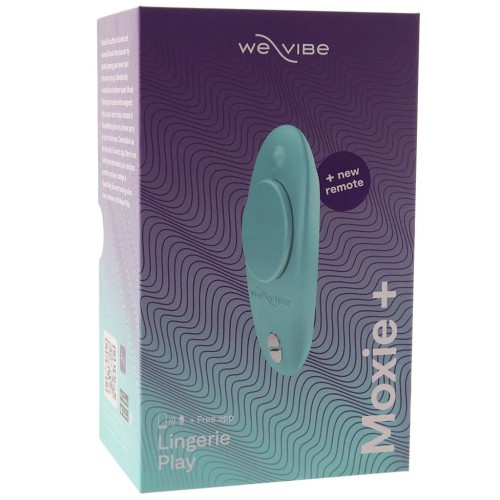 Аквамариновый вибратор We-Vibe Moxie+