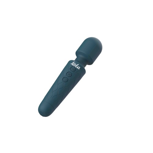 Зеленый жезловый вибромассажер Dreaming Wand - 20 см.