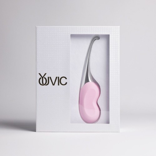 Розовый клиторальный вибростимулятор Youvic