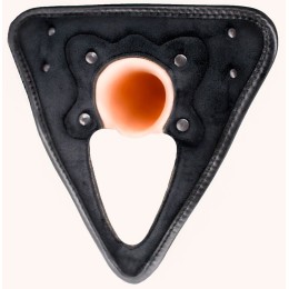 Телесный пустотелый харнесс MEN Style - 17,5 см.