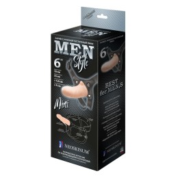 Пустотелый фаллопротез MEN STYLE - 17,5 см.