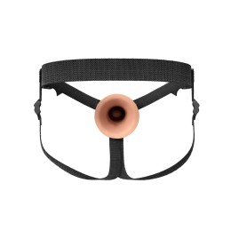 Полый страпон на ремнях 8’’ Hollow Silicone Strap-on