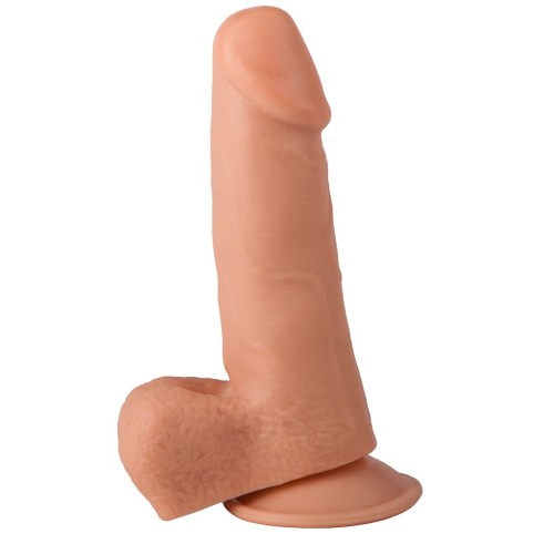 Гелевый фаллоимитатор-реалистик на присоске - 16,8 см.