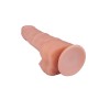 Дилдо с пышной мошонкой - 20,5 см.