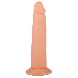 Податливый фаллоимитатор на присоске - 16,5 см.