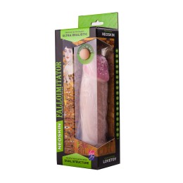 Фаллоимитатор HUMAN FORM с подошвой-присоской - 21,5 см.