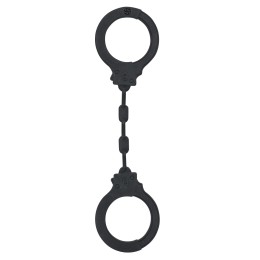 Черные силиконовые наручники Suppression