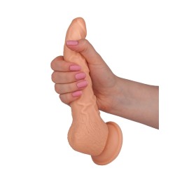 Фаллоимитатор-реалистик на присоске - 19,5 см.