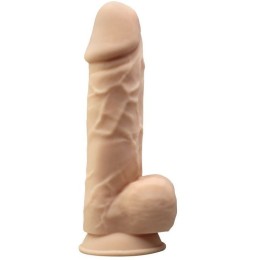 Телесный фаллоимитатор-реалистик на присоске Model 4 8.5’’- 21 см.
