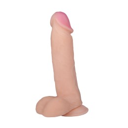 Телесный фаллоимитатор на присоске BEST COCK 7 - 20 см.