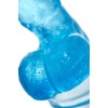 Голубой реалистичный фаллоимитатор Indy - 15,8 см.