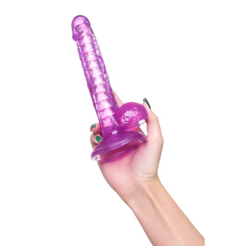 Фиолетовый реалистичный фаллоимитатор Celiam - 20,5 см.