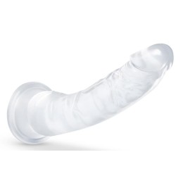 Прозрачный фаллоимитатор-реалистик Glisten - 22,2 см.