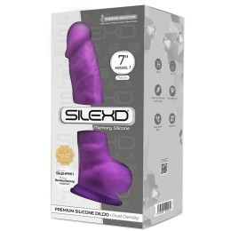 Фиолетовый фаллоимитатор SILEXD Model 1 7’’ - 17,6 см.