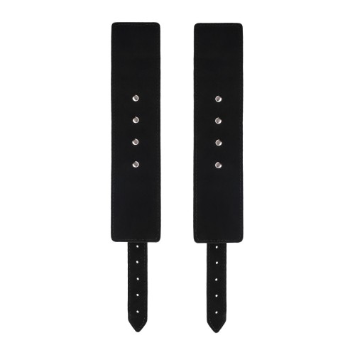 Черные оковы Anonymo из искусственной кожи