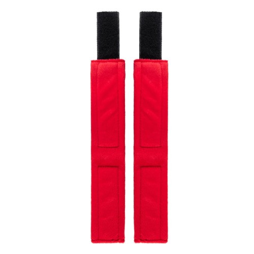 Красно-черные велюровые оковы Anonymo