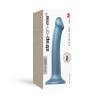 Голубой фаллоимитатор Mono Density Dildo Size M - 16 см.