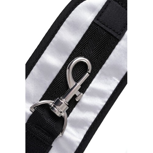 Черно-серебристые фиксаторы для рук на дверь Anonymo