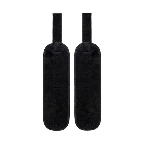 Черно-серебристые фиксаторы для рук на дверь Anonymo