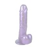 Сиреневый перламутровый фаллоимитатор Keshi - 19 см.
