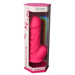 Ярко-розовый фаллоимитатор Model 1 - 21,5 см.