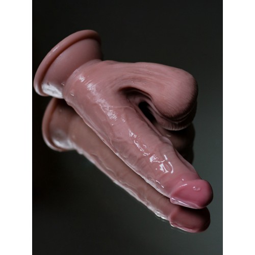 Телесный реалистичный фаллоимитатор Horney Prince - 18,5 см.