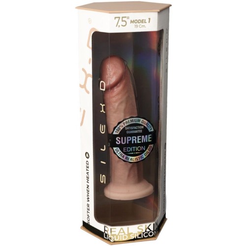 Телесный фаллоимитатор SILEXD Model 1 Premium Real Skin - 19 см.