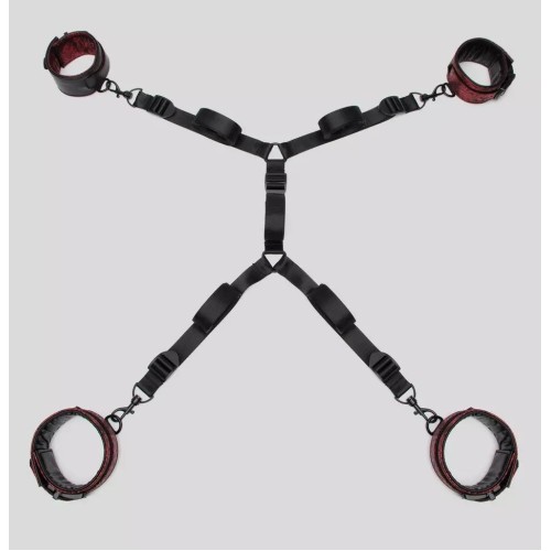 Изысканный набор фиксаций на кровати Reversible Under Mattress Restraint Set