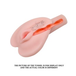 Мастурбатор-вагина с волосиками и вибрацией Rose