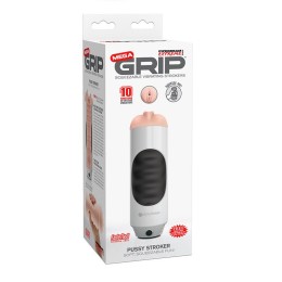 Мастурбатор-вагина Mega Grip Vibrating Stroker Pussy