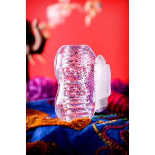 Прозрачный мастурбатор Lingam Khani