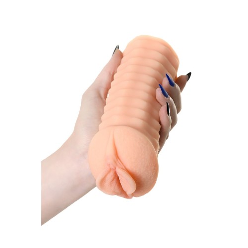 Телесный реалистичный мастурбатор-вагина Elegance.006