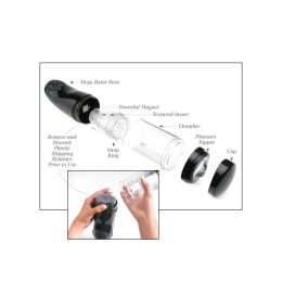 Прозрачный автоматический мастурбатор-анус Mega-Bator Ass