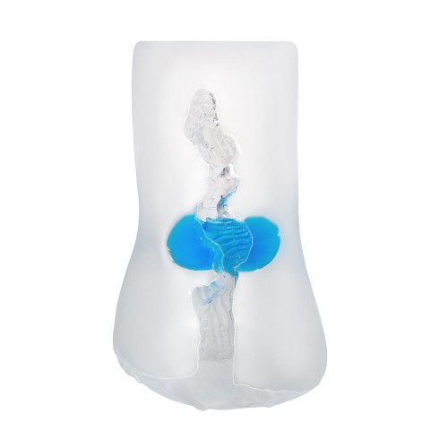 Прозрачный реалистичный мастурбатор Juicy Pussy Subtle Crystal