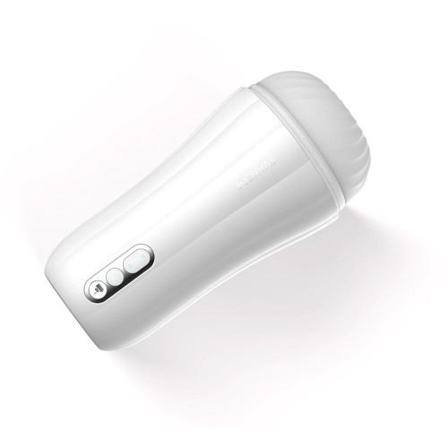 Белый вибромастурбатор Robin - 19,8 см.