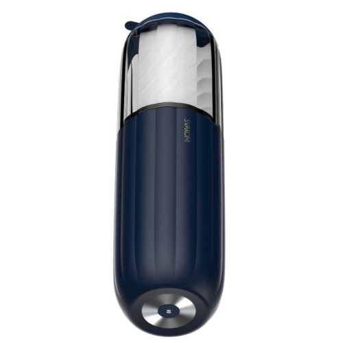 Черно-белый интерактивный мастурбатор Alex Neo 2