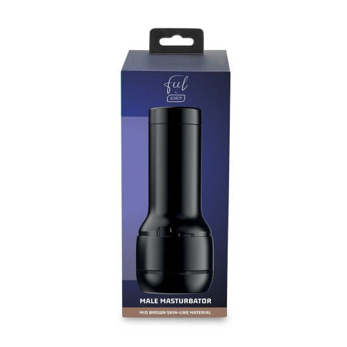 Коричневый мастурбатор-вагина Feel Stroker