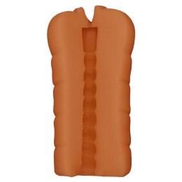 Коричневый мастурбатор-вагина Brianna