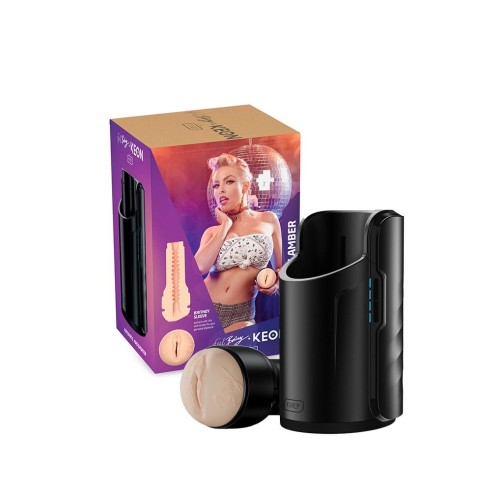 Телесный интерактивный мастурбатор-вагина Kiiroo Keon Combo Set Feel Britney Amber