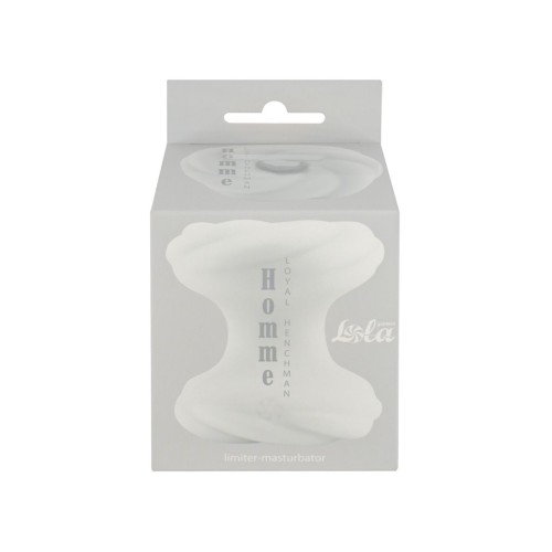 Белый мастурбатор-стоппер Homme Loyal Henchman