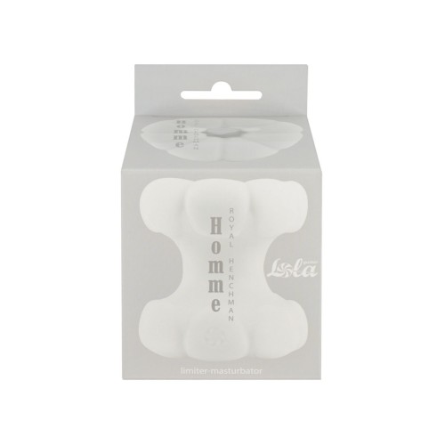 Белый мастурбатор-стоппер Homme Royal Henchman