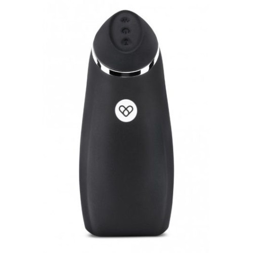 Черный перезаряжаемый мастурбатор для мужчин Pink Vibe