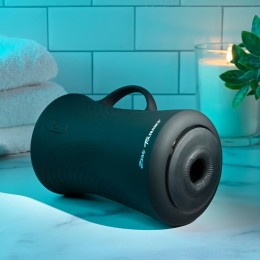 Черный вибромастурбатор с гироскопом Gyro Stroke