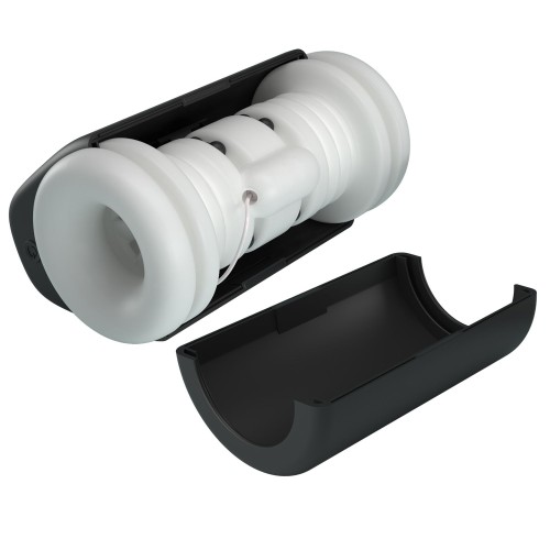 Черный автоматический вибромастурбатор Dj Girl